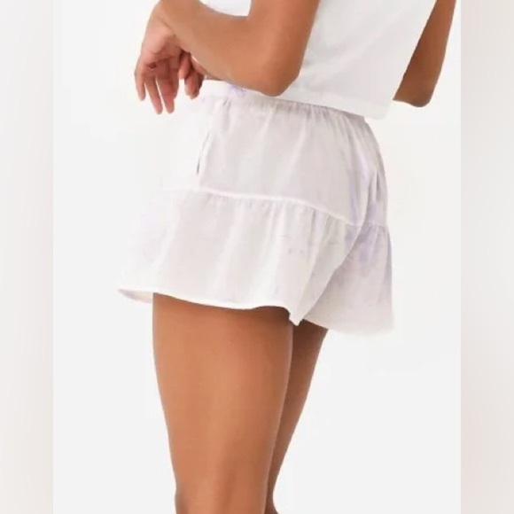 STARK X Pink Tie Dye Cotton Drawstring Shorts M - Picture 3 of 11